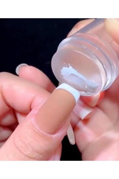 QNAİL PROFESSİONAL (NAİL) Tırnak Süs Damgalama Yumuşak Ve Pürüzsüz Yüzey,kolay Ve Pratik French Stamper Aleti Seti