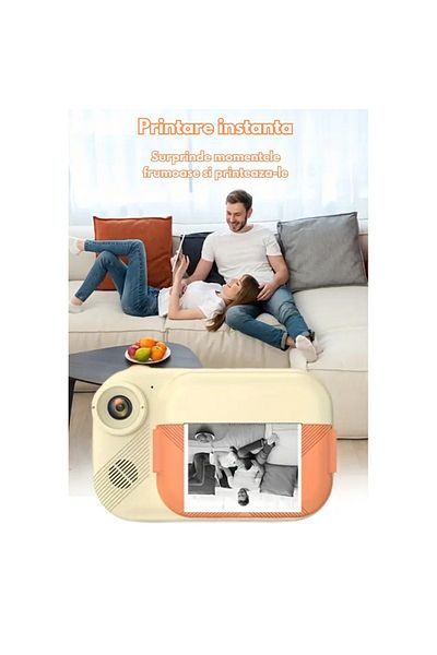 SMARTIC Camera, Instant Print, Full HD 1080p, 3.5”, 1200mah, Games, Mp3, Memory Card Gift