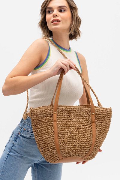 Matthew Cox Women's Straw Bag C.Hsr1174