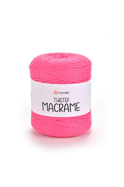 Yarnart Twisted Macrame - Μακραμέ Χέρι Πλεκτό Νήμα Φούξια-803