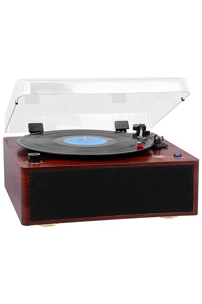 Trevi Vintage Trevi TT1030BT stereo audio system 15W, cherry wood case, AUX input/output