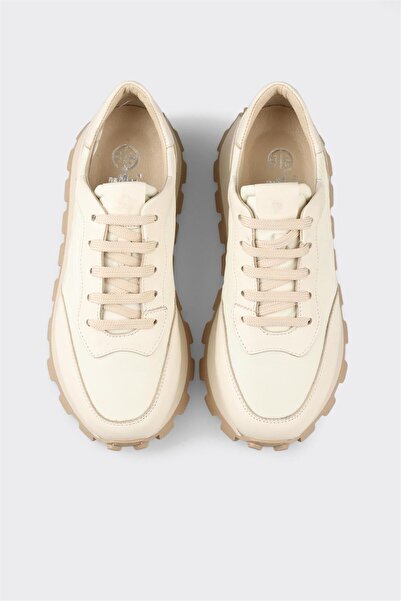 Elle Shoes Ekru Kadın Spor Ayakkabı