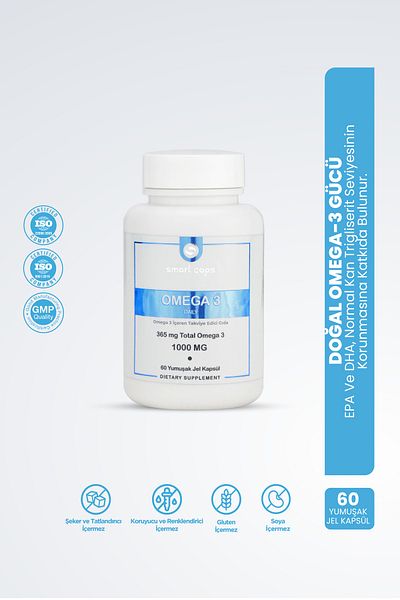 Smartcaps Omega 3 Daily 60 Softgels