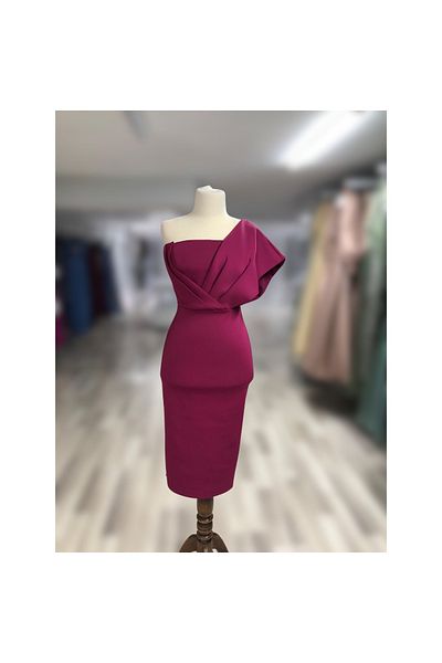 Bijutek Scuba Fabric Women's Special Occasion - Graduation Dress