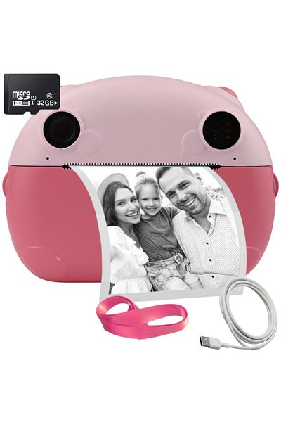 SMARTIC Camera, Instant Print, Full HD 1080p, 2.0”, 1000mah, Games, Mp3, Memory Card Gift