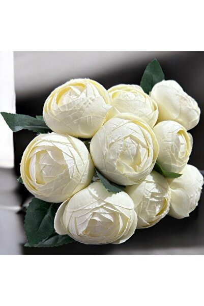 Lilac Home Flori artificiale Lux 9 buchete de bujor