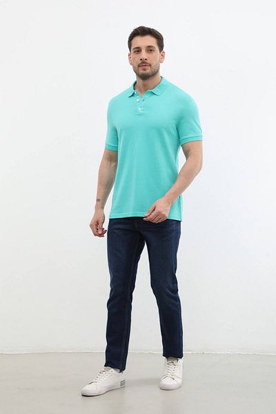 MARKAPIA Ανδρικό μπλουζάκι Polo Neck - 100% βαμβάκι