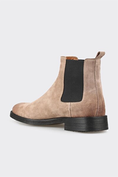 Elle Shoes Vizon Deri Erkek Klasik Bot