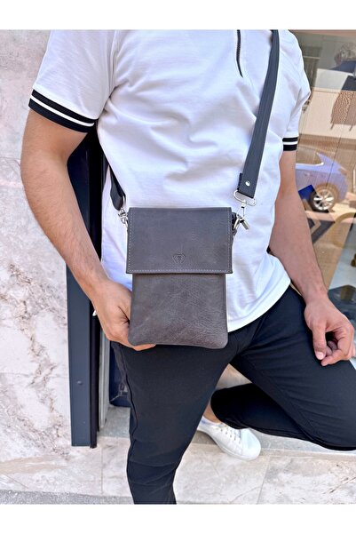 Fil Deri Γνήσιο δέρμα - Μαγνητικό - Κρεμάστρα - Φερμουάρ - Τσάντα ώμου 1012