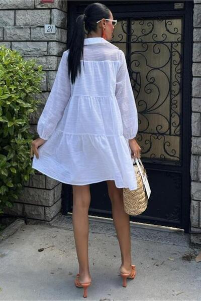 Lijuri Сорочка з коміром і складками 2898