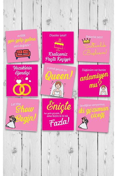 Kentsoylu Bachelorette Bride To Be Θεματικές κάρτες με μότο 20 διασκεδαστικές αναμνηστικές κάρτες