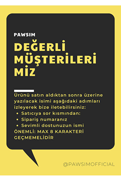 Pawsim Kişiye Özel Isimli H Model Ayarlanabilir Kadife Köpek Göğüs Tasması - S/m/l Gezdirme Kayışı Set