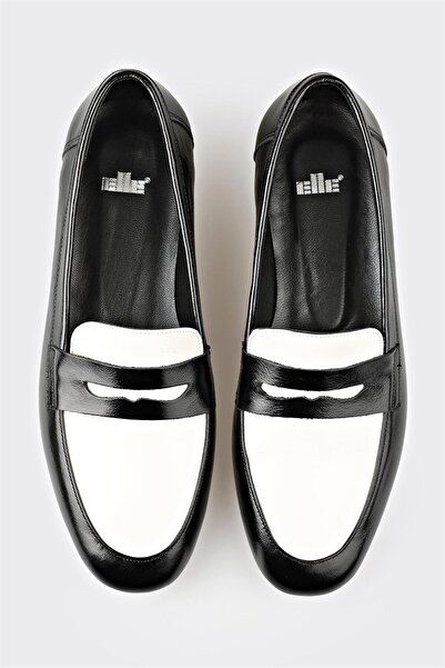 Elle Shoes Siyah Deri Kadın Günlük Ayakkabı