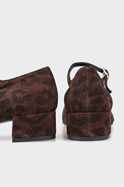 Elle Shoes Brown Leather Women's Shoes