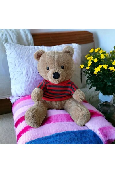 Mellito Toyzz 40 cm Cute Plush Bear Pillow & Toy & Sleeping Companion & Gift Teddy Bear