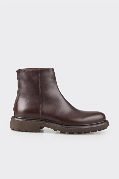 Elle Shoes Kahve Deri Erkek Günlük Bot