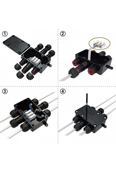 Nexo Su Geçirmez Buat Kutusu 2 Giriş 2 Çıkış