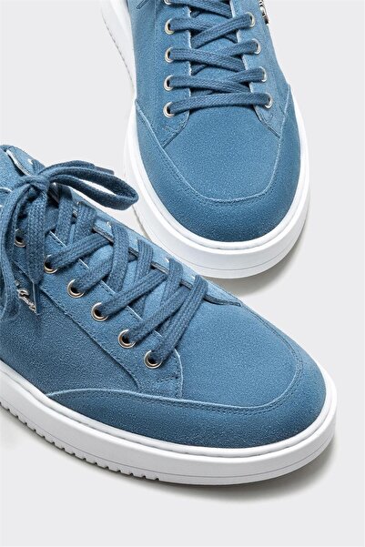 Elle Shoes Δερμάτινα ανδρικά αθλητικά παπούτσια Navy Blue