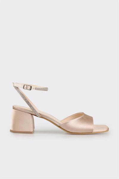 Elle Shoes Mink Women's Heeled Sandals