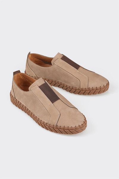 Elle Shoes Mink Leather Men's Casual Shoes