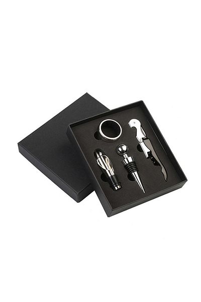 Bogadini Stainless Steel Wine Opener Set – Bar Utensils, Elegant Packaging