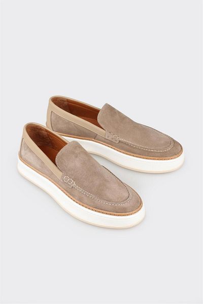 Elle Shoes Mink Leather Men's Casual Shoes