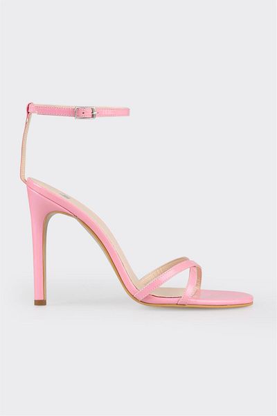 Elle Shoes Pink Women's Heeled Sandals