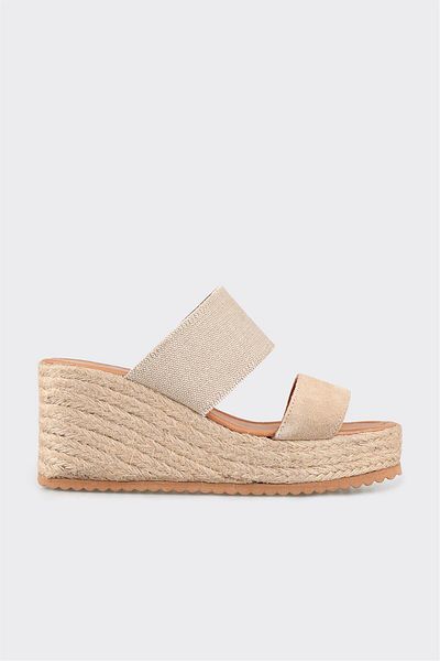 Elle Shoes Natural Leather Women's Espadrille