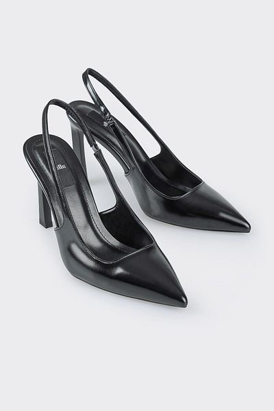 Elle Shoes Black Women's Heeled Shoes