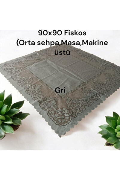 Elisam Leke Tutmaz Dertsiz Fiskos Gri (Orta sehpa,Masa Üstü , Makine üstü)