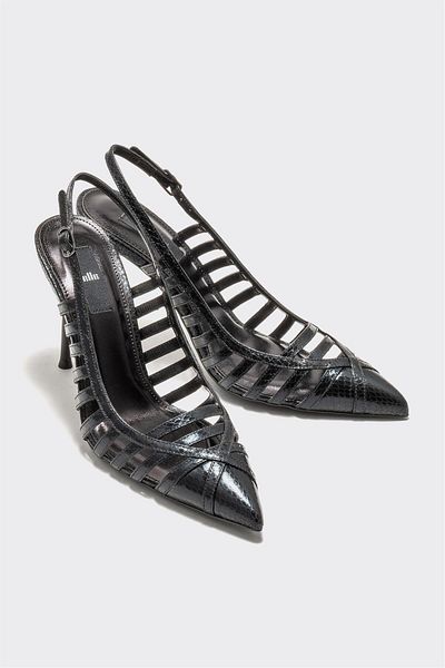 Elle Shoes Black Women's Heeled Shoes