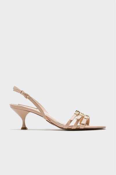 Elle Shoes Natural Women's Heeled Sandals