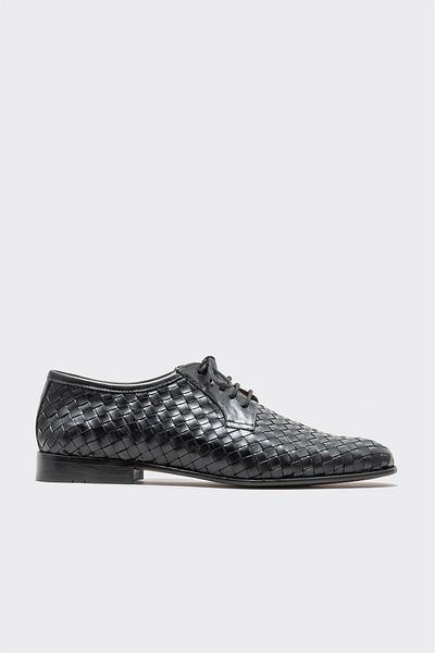 Elle Shoes Black Leather Men's Classic Shoes