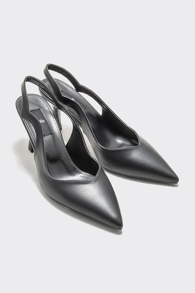 Elle Shoes Black Women's Heeled Shoes
