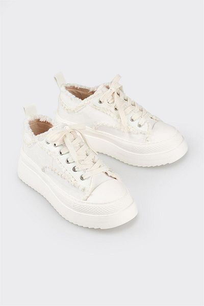 Elle Shoes White Women's Sneakers