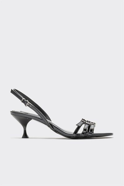 Elle Shoes Black Women's Heeled Sandals