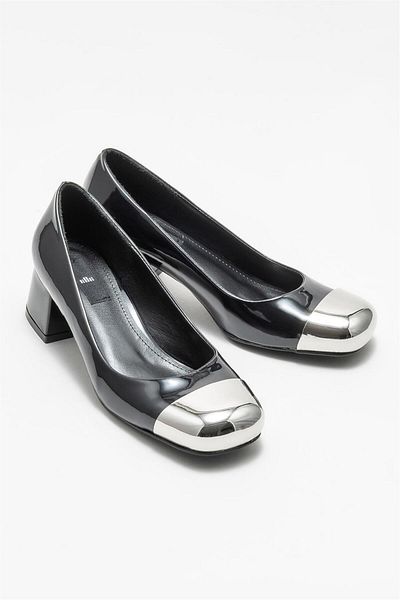 Elle Shoes Women's Black Heeled Shoes