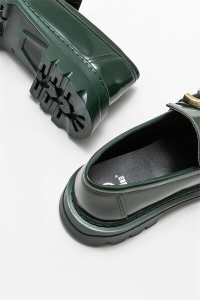Elle Shoes Yeşil Kadın Loafer
