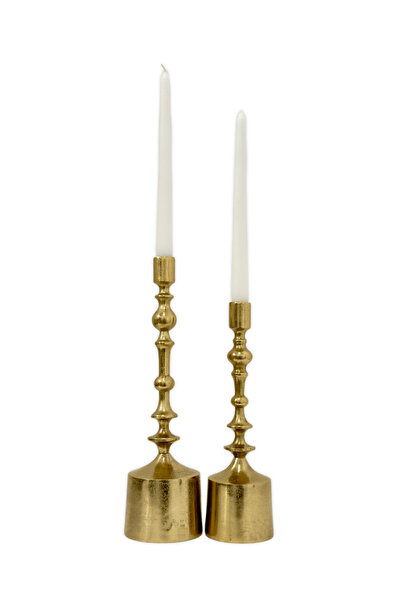 Lara Decor Döküm Kaideli Gold 2'li Mumluk