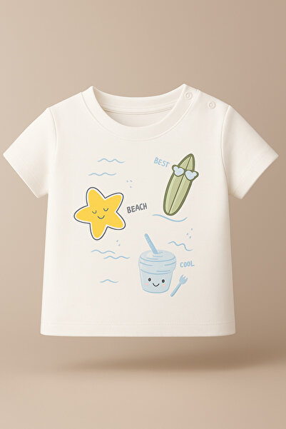 ciccimbaby %100 PAMUKLU BEST BEACH TEAM T-SHİRT