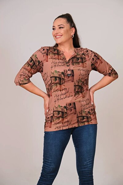 Lady Majestic Γυναικείο T-shirt μεγάλου μεγέθους