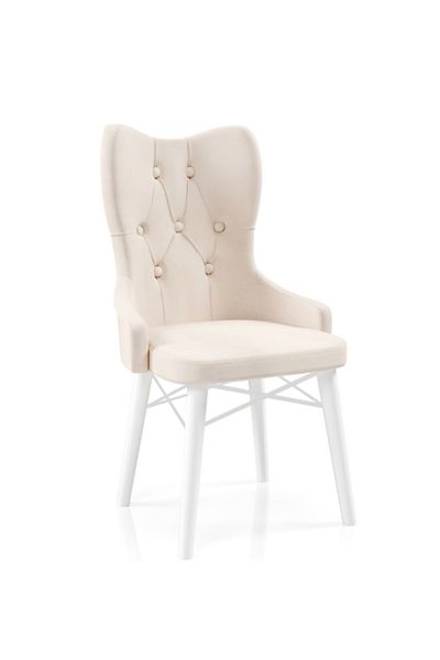 Desire Babyface Lord Scaun Crem Picior De Carpen Vopsit În Alb, Clasa 1