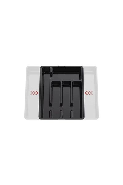 WELSMAR Organizator Tacamuri Si Ustensile De Bucatarie, Extensibil, 5-7 Compartimente, 27,5-44,5x36,5x4,5 Cm
