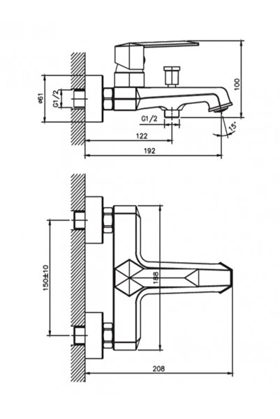 NSK Diamantina Gold Bathroom Faucet - Water Saving, Modern Design, Long Lasting Use N3032719