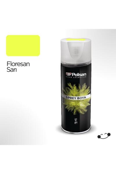 Polisan Sprey Boya Floresan Sarı No 516