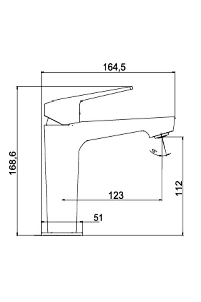 NSK Noxia Faucet - Water-Saving, Modern Design, Long Lasting Use N4014502
