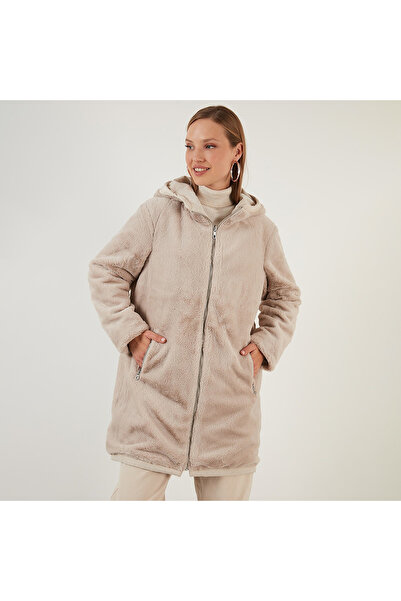 ONLY Palton bej reversibil pentru femei Dahlia (15208727-PS)