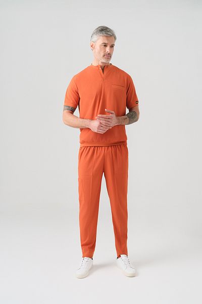 ÇİZGİ MEDİKAL Kiret Star Best Lycra Suit Set de sus și de jos din țesătură Lycra bidirecțională cu detaliu de nervuri