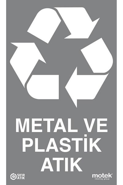 Motek Recycling Metal Plastic Domestic Waste Dustbin 80Lt-Mpe416