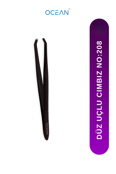 Ocean ملقط ذو طرف مسطح، ملقط سولينجن أسود ذو فم مسطح رقم: 208